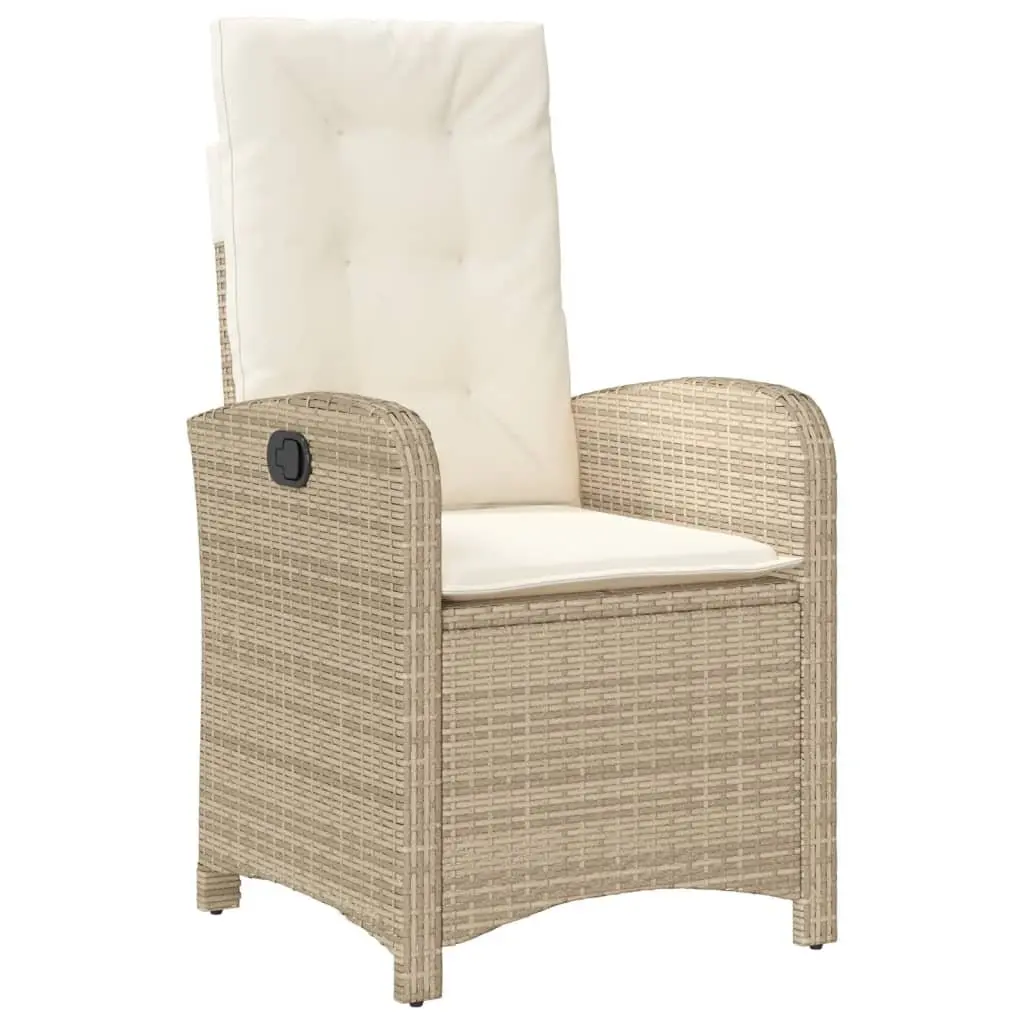 Garden Dining Set Outdoor Furniture 3 Piece Patio Beige