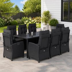 9 Piece Garden Dining Set: Specs & Features Overview