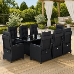 9 Piece Outdoor Dining Set Specifications and Features