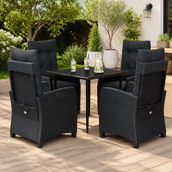 5 Piece Outdoor Dining Set: Dimensions and Features