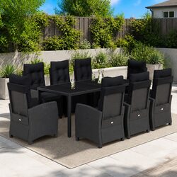 9 Piece Garden Dining Set Specifications and Features