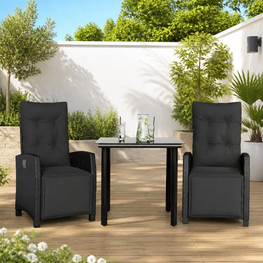 3 Piece Garden Dining Set
