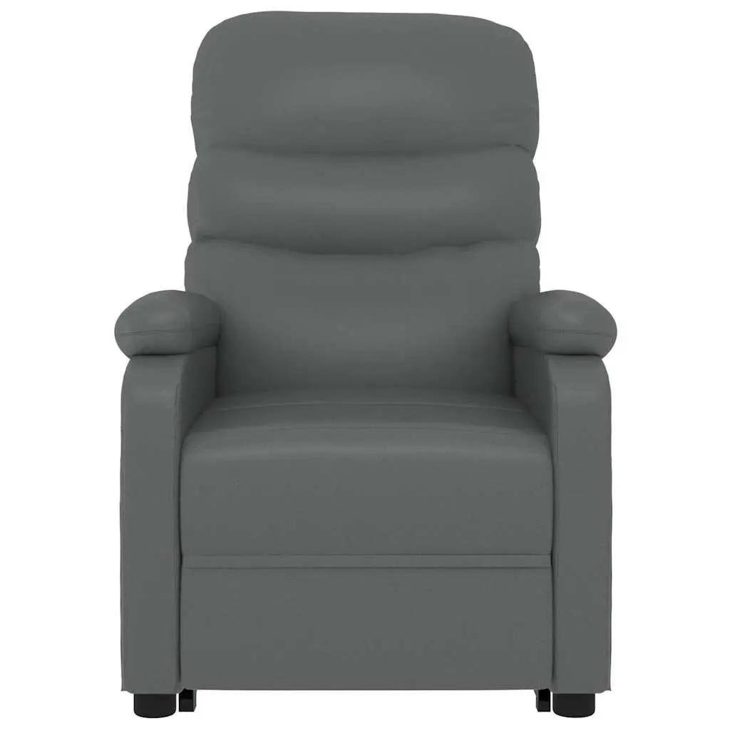 Electric Massage Chair for Elderly Anthracite Size with Power Lift Function and Multiple Massage Programs
