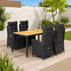 5 Piece Outdoor Dining Set – Dimensions and Features Included