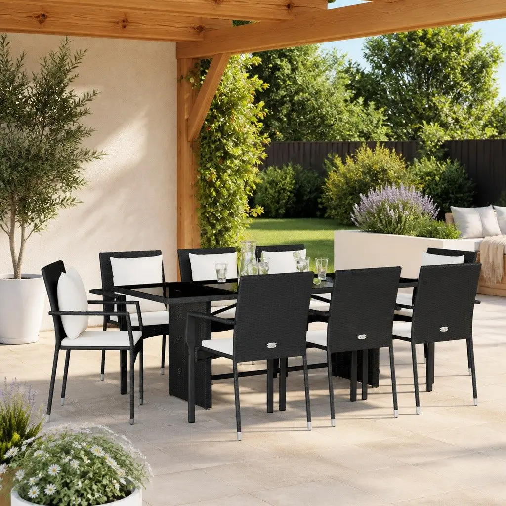 9 Piece Garden Dining Set