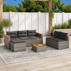 5-Piece Garden Sofa Set: Dimensions and Specifications Included
