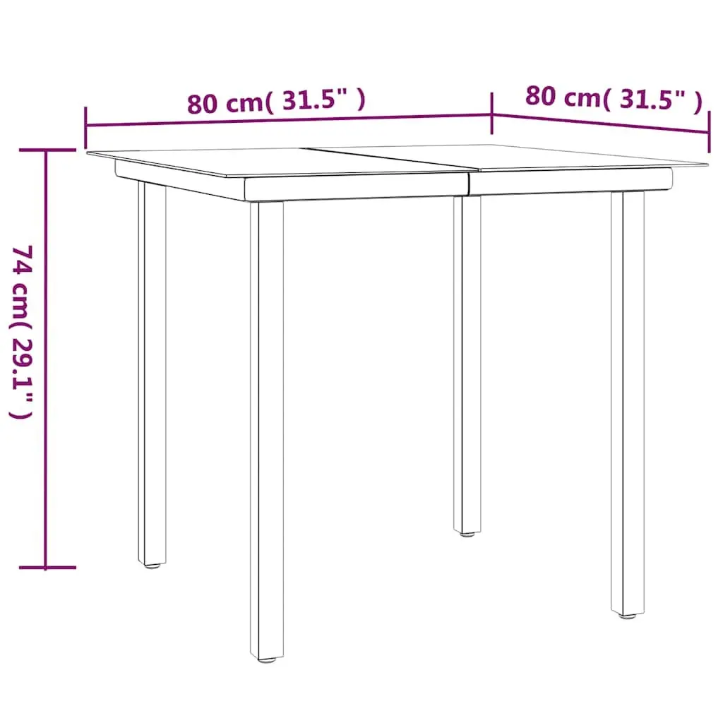 5 Piece Garden Dining Set for Outdoor Use with Black Poly Rattan Table and Chairs with Cushions for Patio