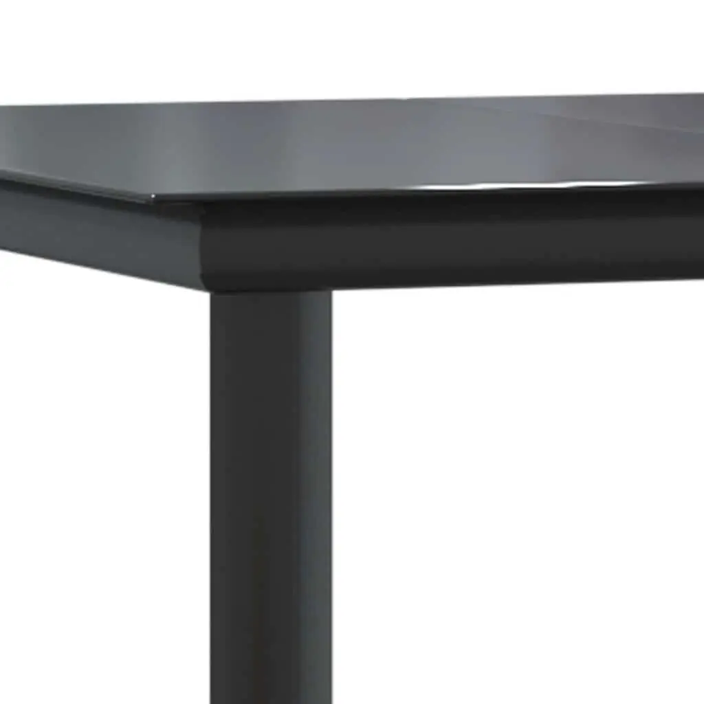 5 Piece Black Patio Dining Set