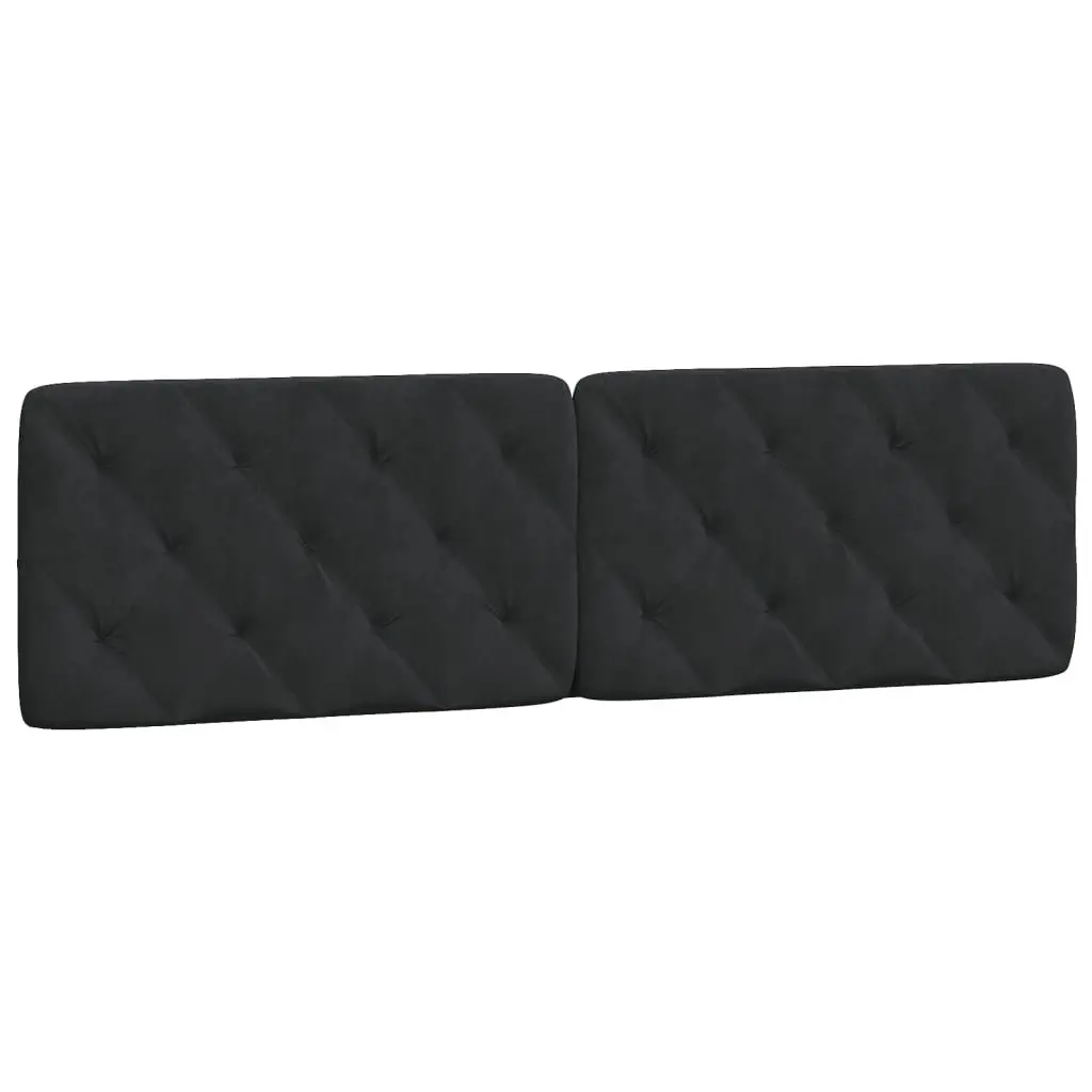 Bed Frame for Bedroom with LED Lights Black Velvet 180x200 cm
