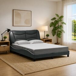 Double Bed Frame Specs: 137x190cm with LED Lights