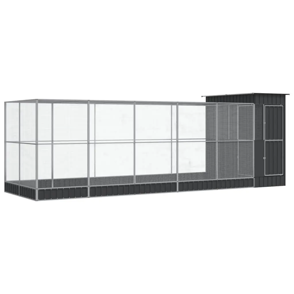 Large Steel Aviary for Birds Outdoor 623x203x216cm