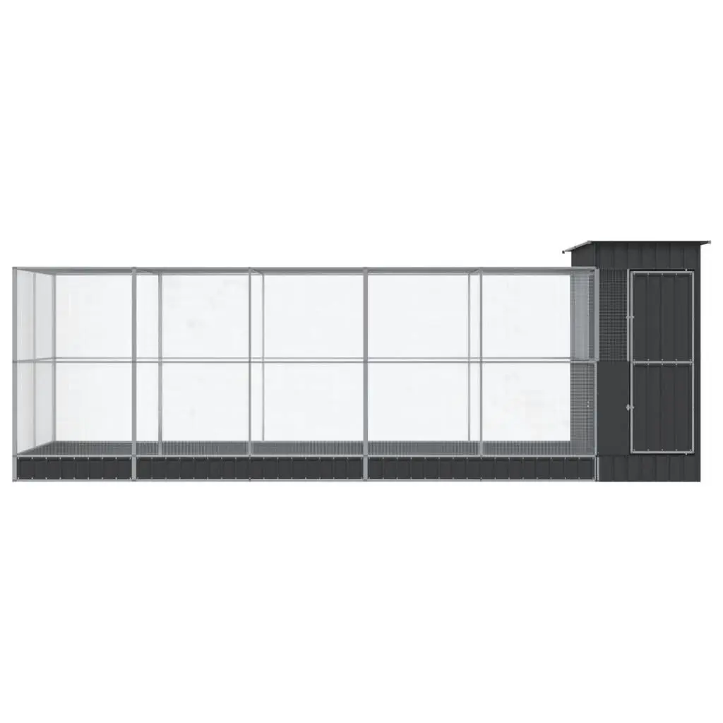 Large Steel Aviary for Birds Outdoor 623x203x216cm