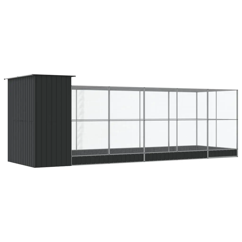 Large Steel Aviary for Birds Outdoor 623x203x216cm