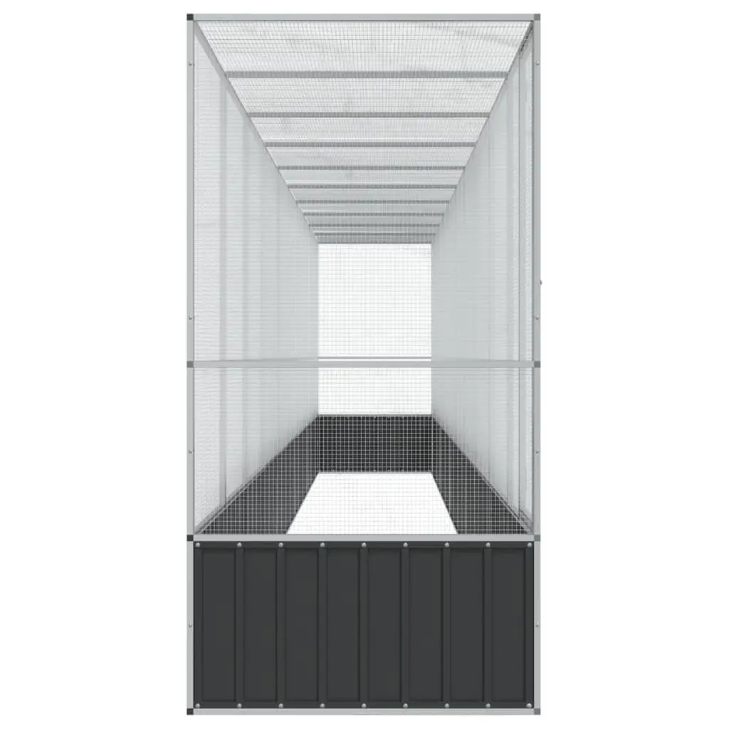 Bird Aviary Outdoor Use Large Silver Steel Mesh Cage