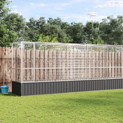 Large Bird Aviary with Extension Dimensions 1250.5 x 107 x 212 cm