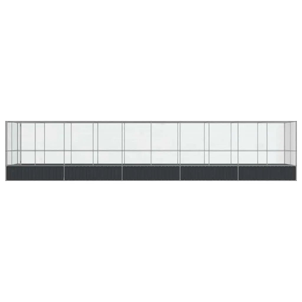 Large Bird Aviary Outdoor Flight Run with Extension Steel Mesh Cage 1039 x 207 x 212 cm