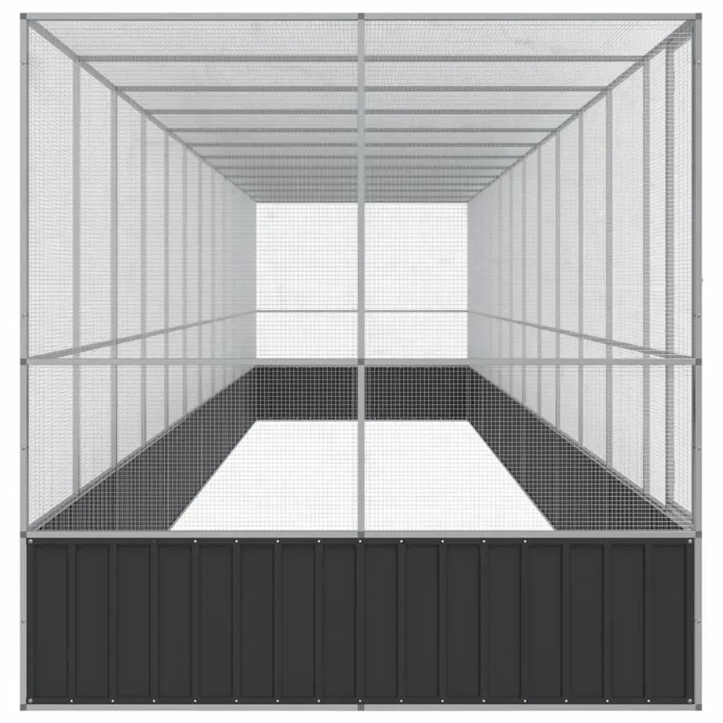 Bird Aviary Outdoor Cage Large Steel Mesh Enclosure