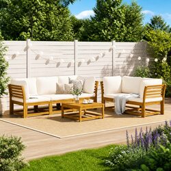 Specifications for 6-Piece Outdoor Lounge Set with Cushions