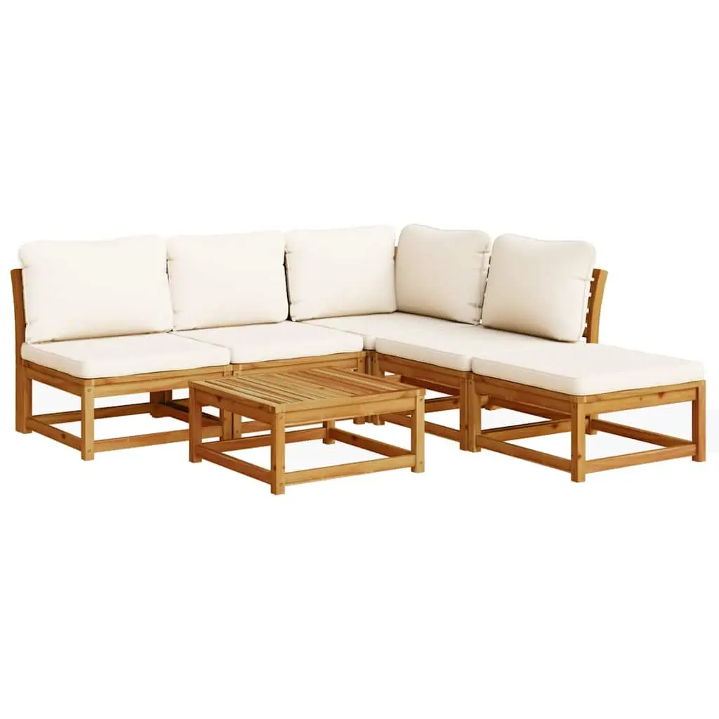 6-Piece Modular Outdoor Sectional Sofa Set