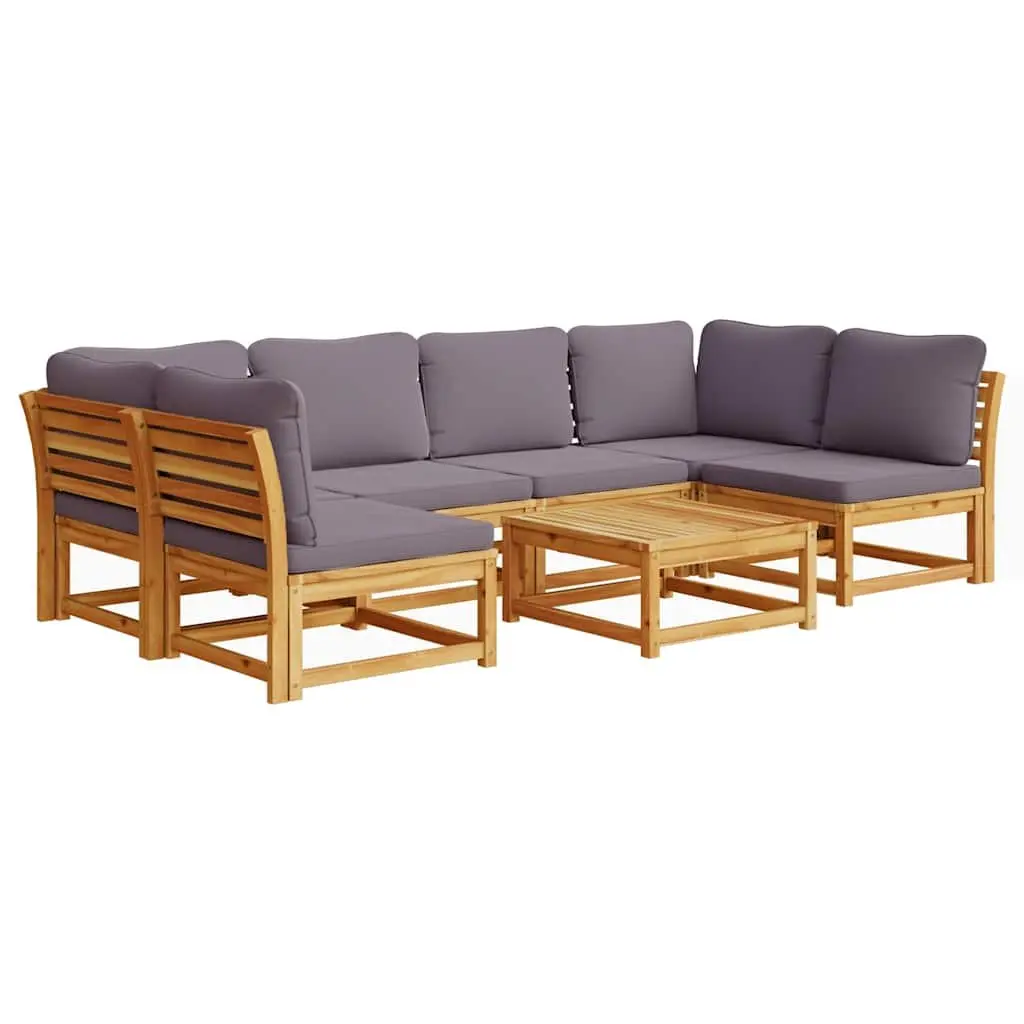 7 Piece Outdoor Sectional Sofa Set