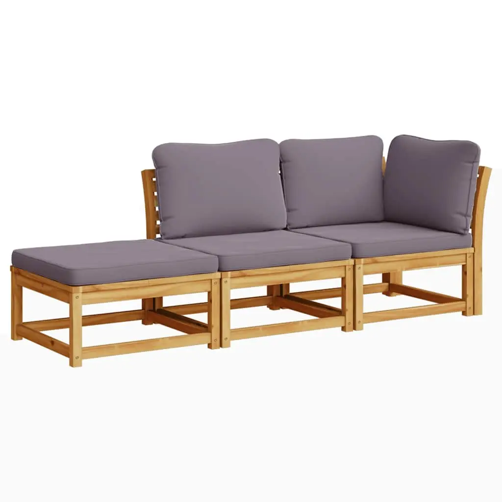 3-Piece Modular Outdoor Sofa Lounge Set