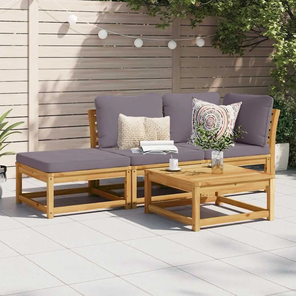 3-Piece Modular Outdoor Sofa Lounge Set