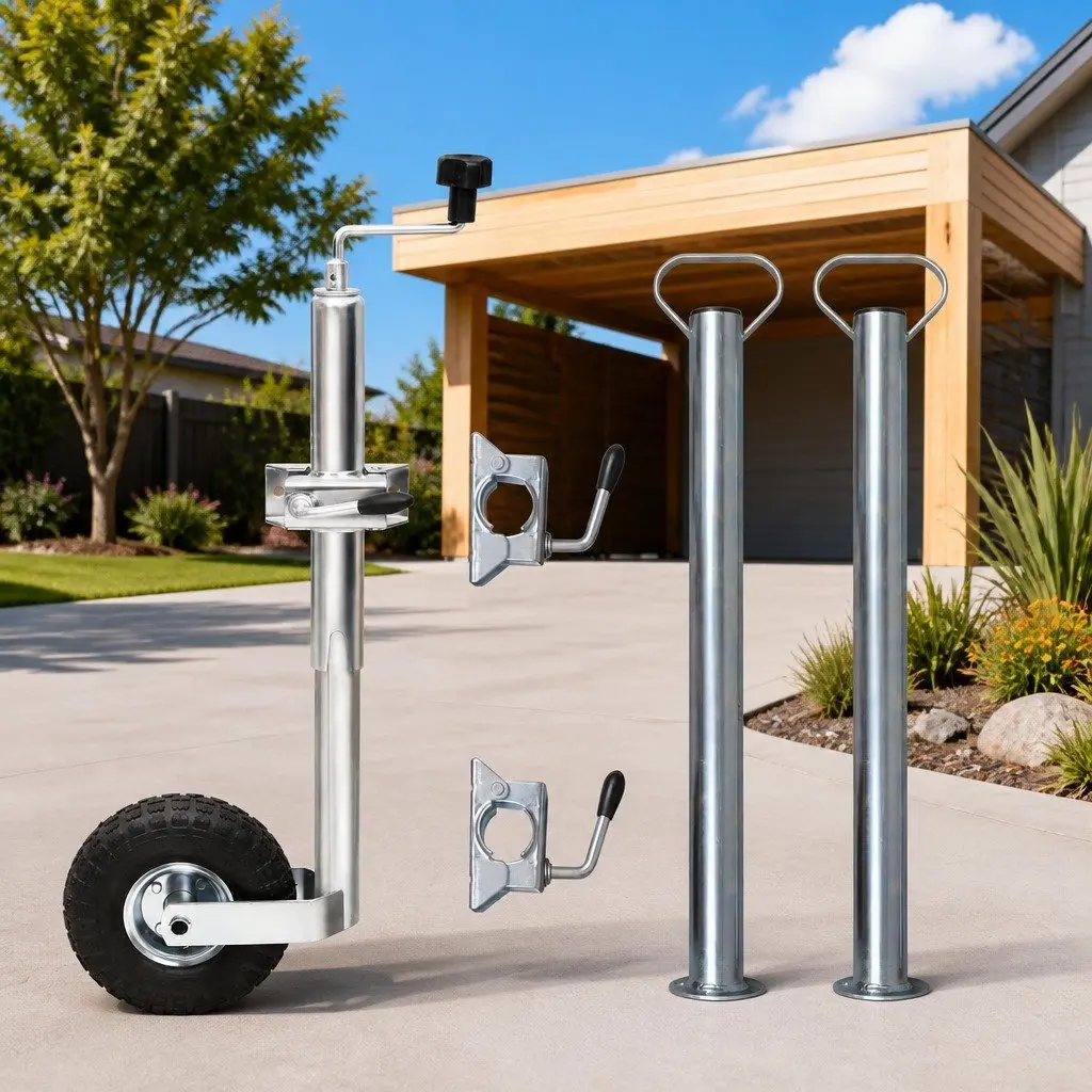 48mm Jockey Wheel with Split Clamps