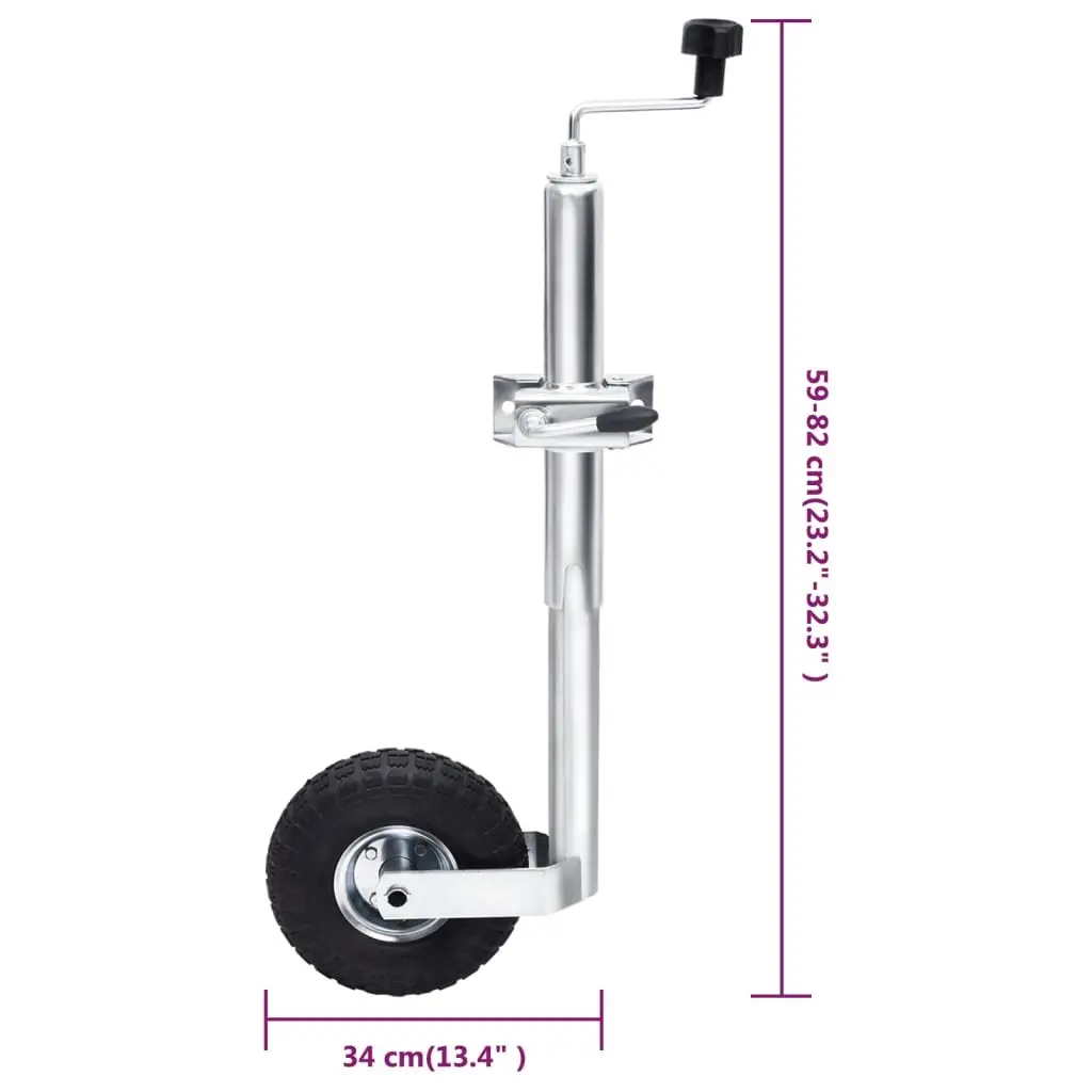48mm Jockey Wheel with Split Clamps