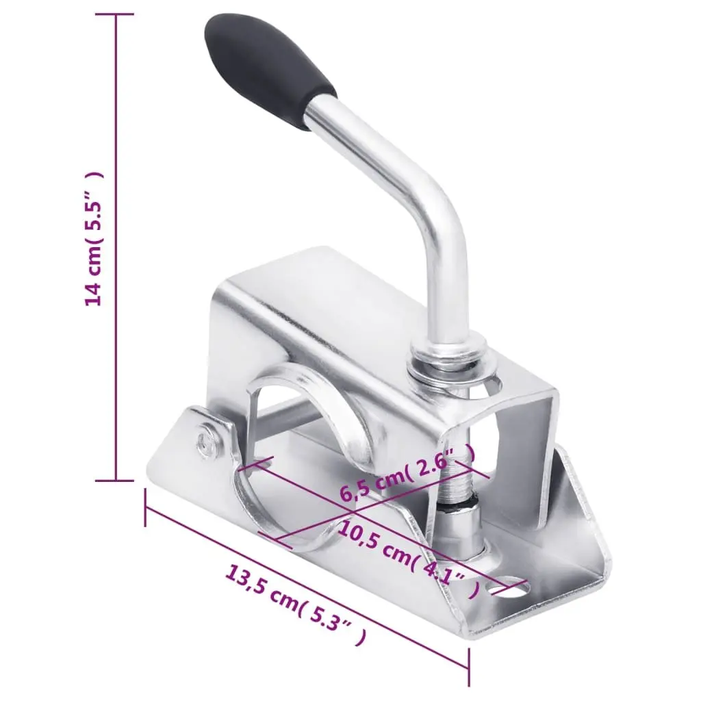 48mm Jockey Wheel with Split Clamps