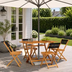 Specifications of 4-Piece Folding Garden Chairs