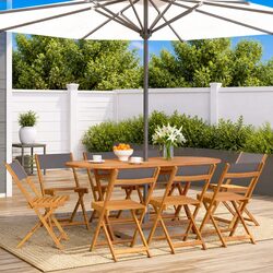 Specifications of 8 Folding Garden Chairs in Anthracite
