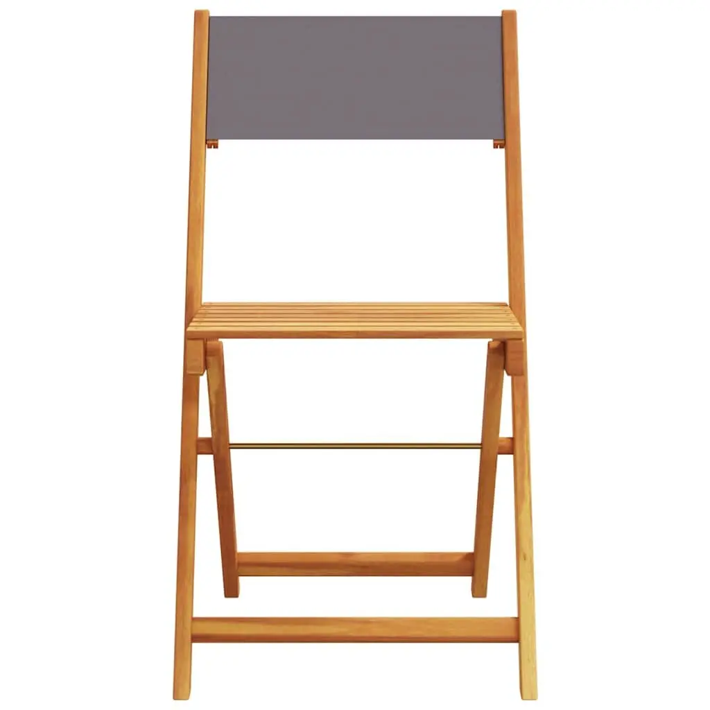 8 Folding Garden Chairs in Anthracite