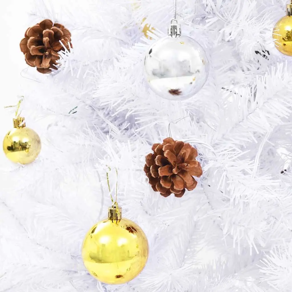 150cm White Pre-lit Christmas Tree