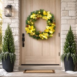 Specifications of 60cm Christmas Wreath with LED Lights