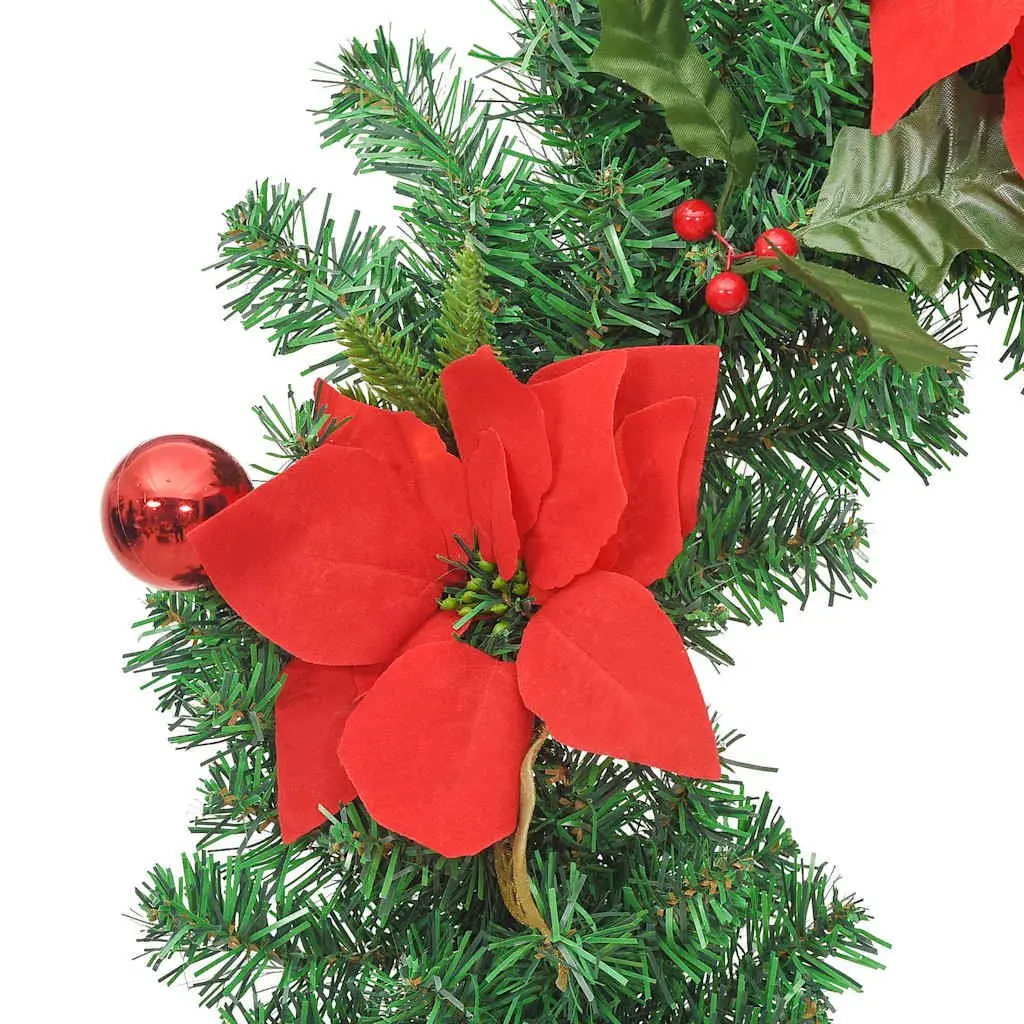 Christmas Wreath LED Lights Decoration 60cm Indoor Outdoor Holiday Seasonal