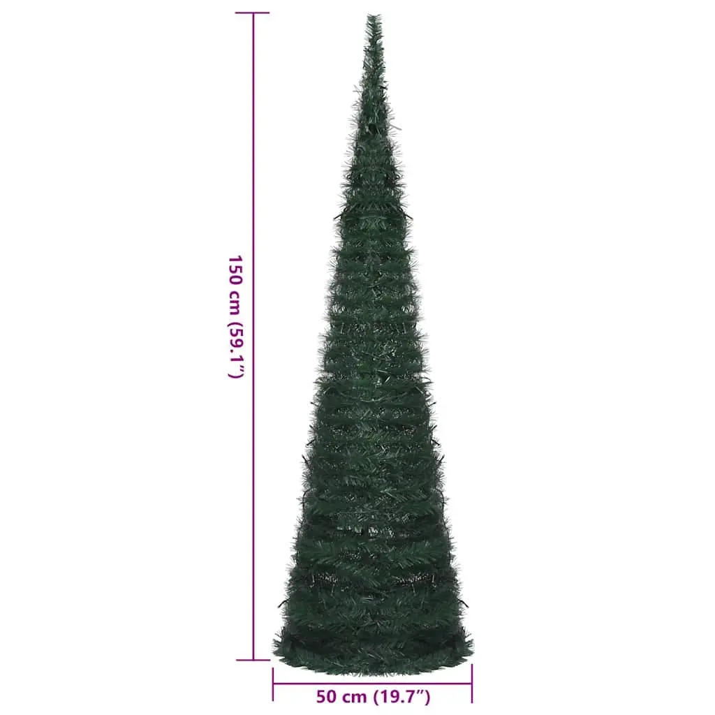 150cm Pre-lit Green Christmas Tree
