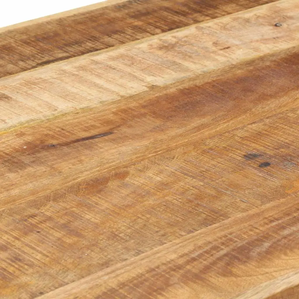 Dining Table 160x80x75 cm Solid Wood Kitchen Furniture Industrial Design