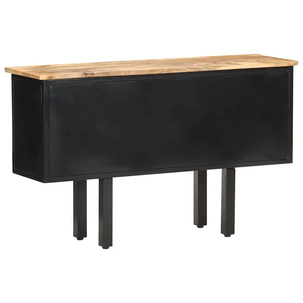 Sideboard 110x30x65 cm Industrial Wooden Storage Cabinet with Drawers