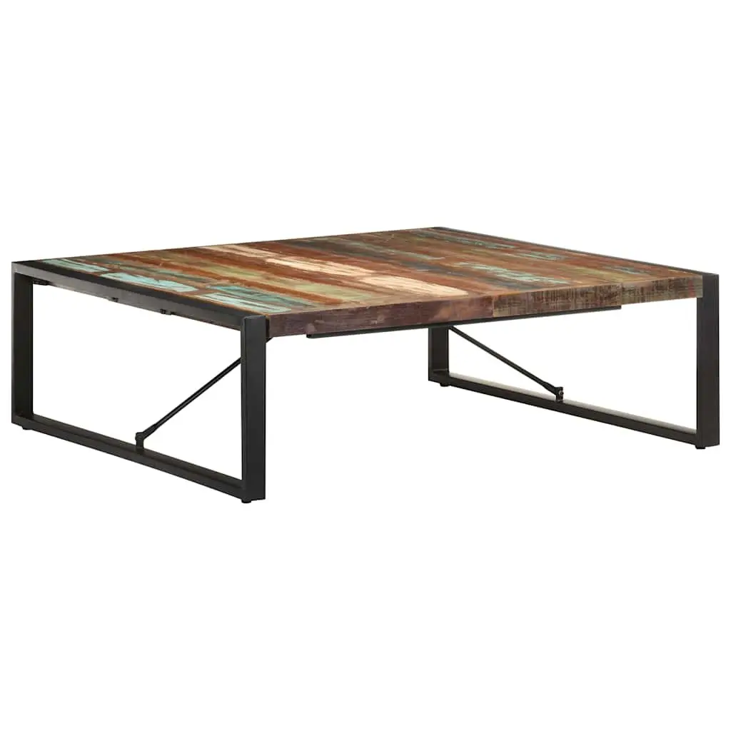 Coffee Table Living Room 120x120x40 cm Solid Reclaimed Wood Industrial