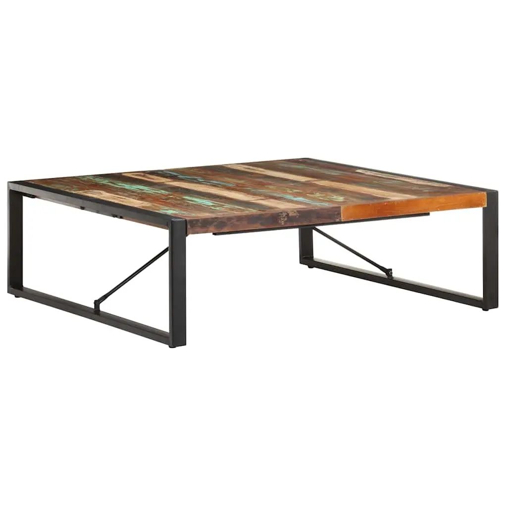 Coffee Table Living Room 120x120x40 cm Solid Reclaimed Wood Industrial