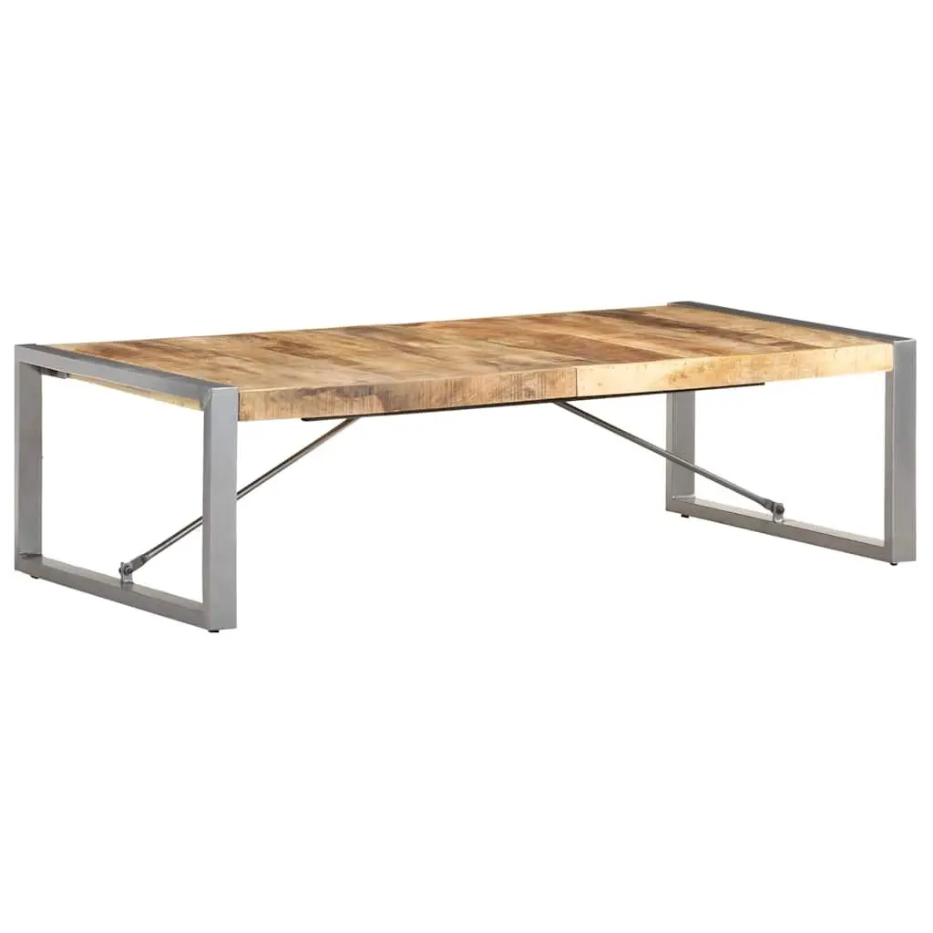 Coffee Table 140x70x40cm Industrial Style Wooden Living Room Furniture Brown