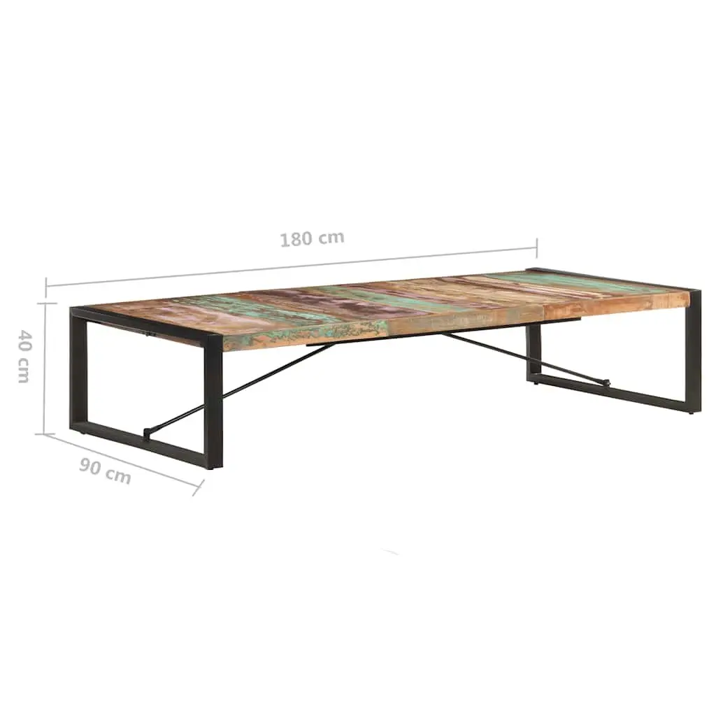 Industrial Coffee Table 180x90x40 cm