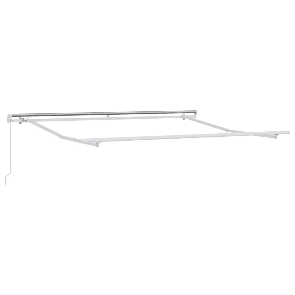 Retractable Awning Patio 300x250cm Anthracite White Sun Shade Crank