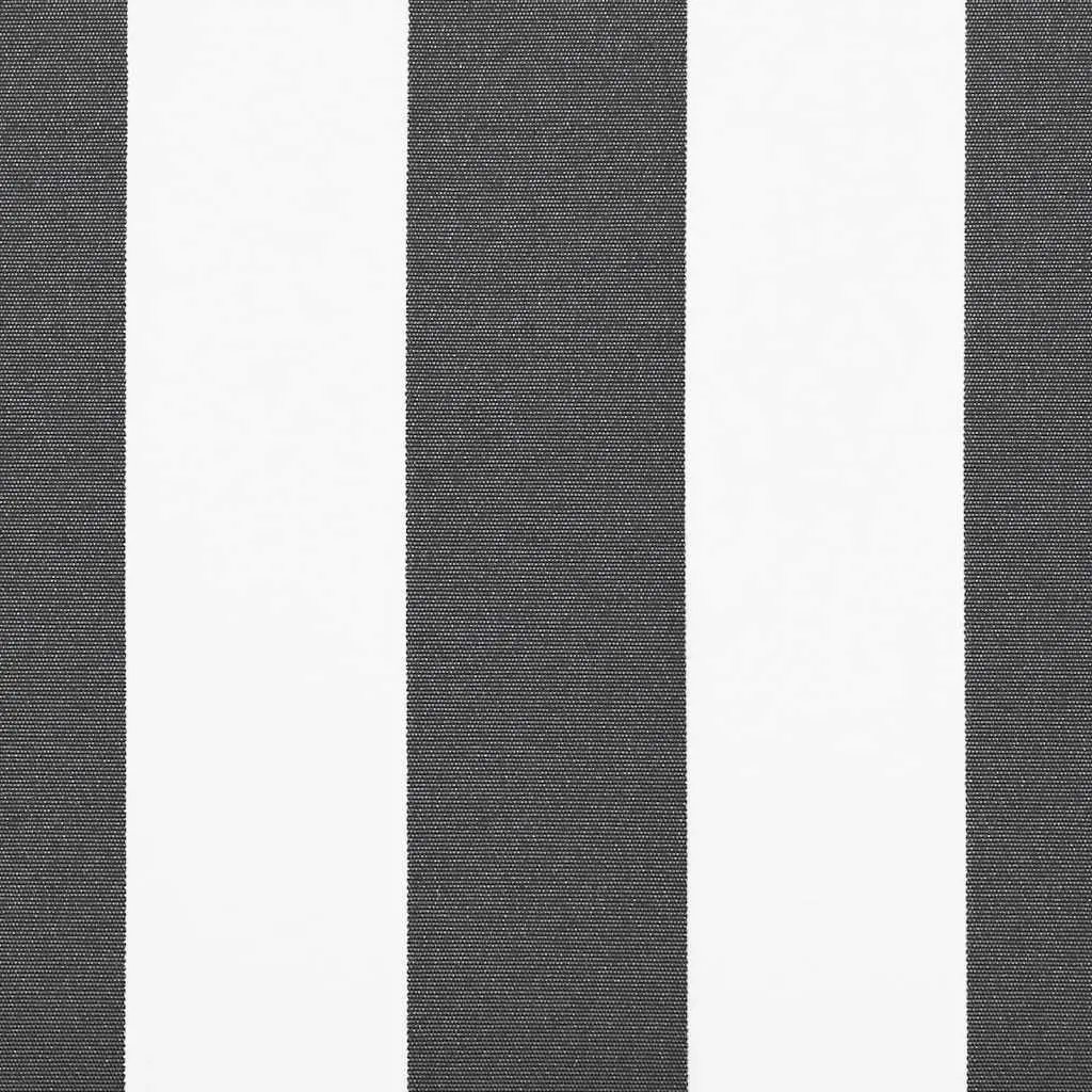 Retractable Awning Patio 300x250cm Anthracite White Sun Shade Crank
