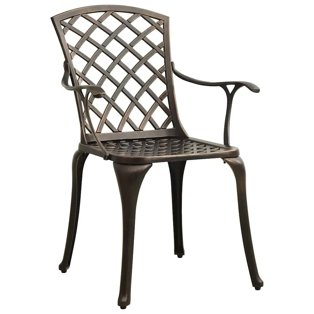 5-Piece Garden Dining Set in Brown