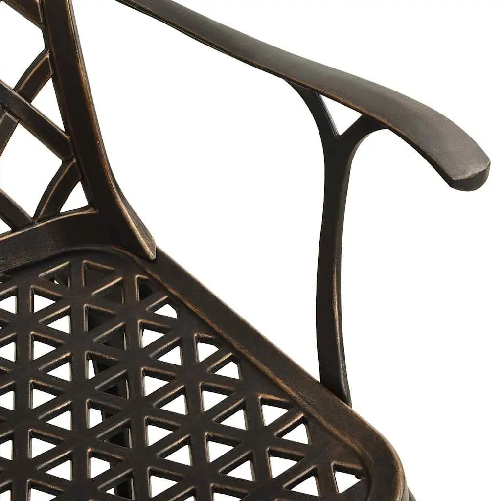 5-Piece Garden Dining Set in Brown