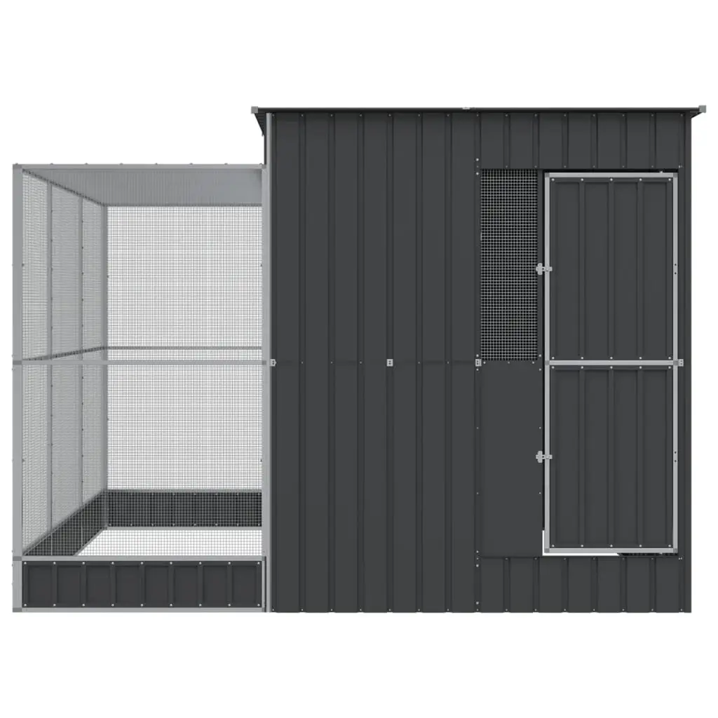 Bird Aviary Cage for Outdoor Use 290x303x216cm Steel Mesh Large