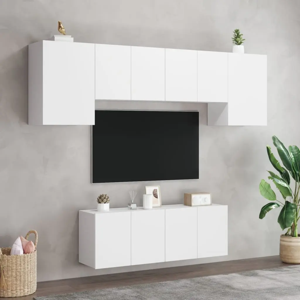 6-Piece Floating TV Wall Unit