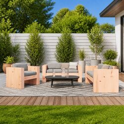 Specifications of 2 Piece Wooden Garden Lounge Set