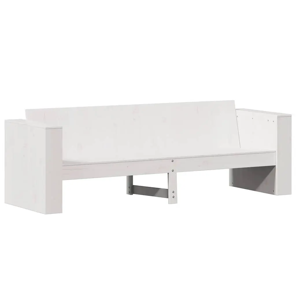 2 Piece White Solid Pine Lounge Set